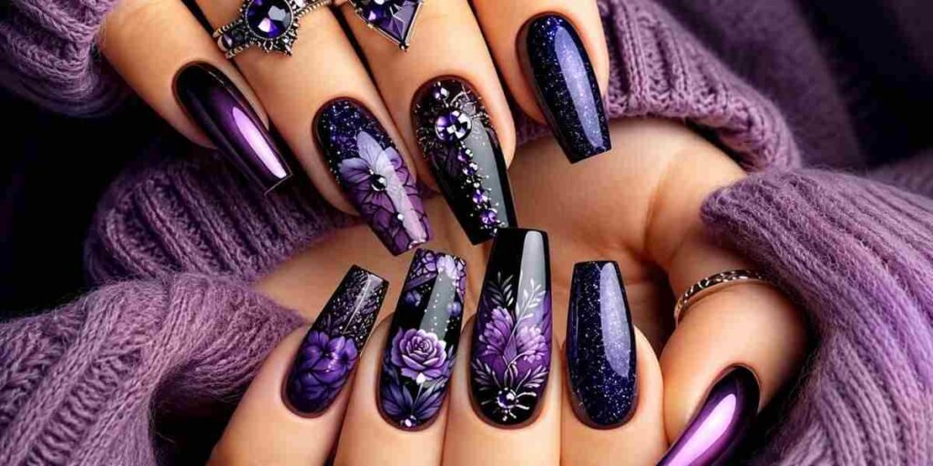 Coffin Nails Shape bonus-two-tone-coffin-nails