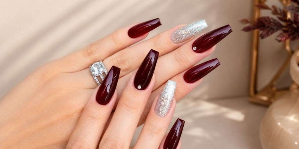 Nail Color Trends burgundy-and-wine-red