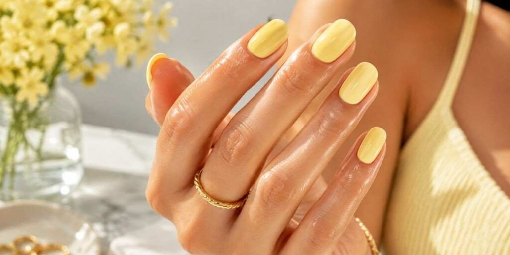 Butter Yellow  Summer Nail Colors