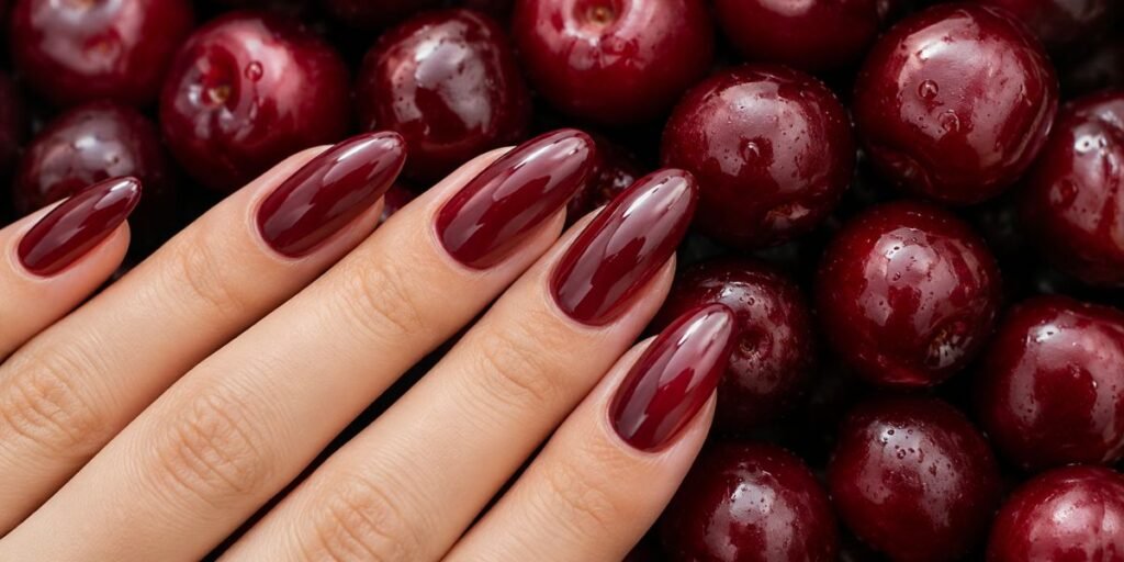 cherry-red-nail
