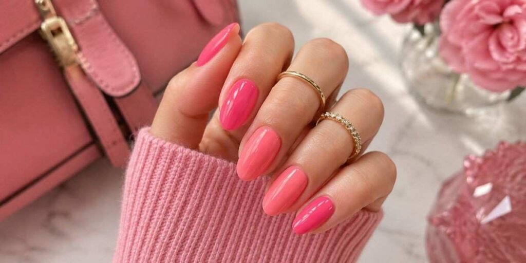 Chrome Over Nude ("Glazed Donut" Nails)  Summer Nail Colors