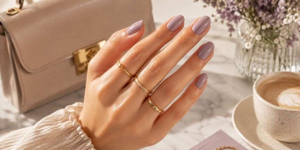 Lavender Latte  Summer Nail Colors