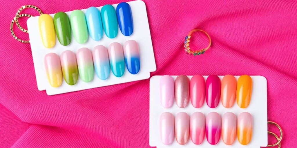 Spring Nail Colors mint-sorbet-nail