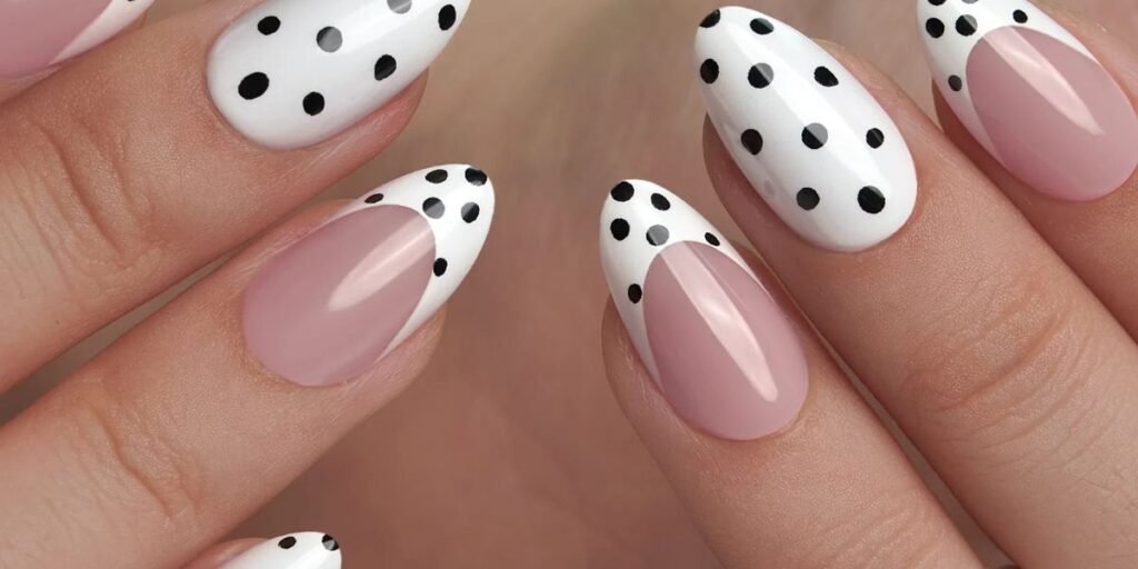 polka-dot-nails Simple Nail Designs