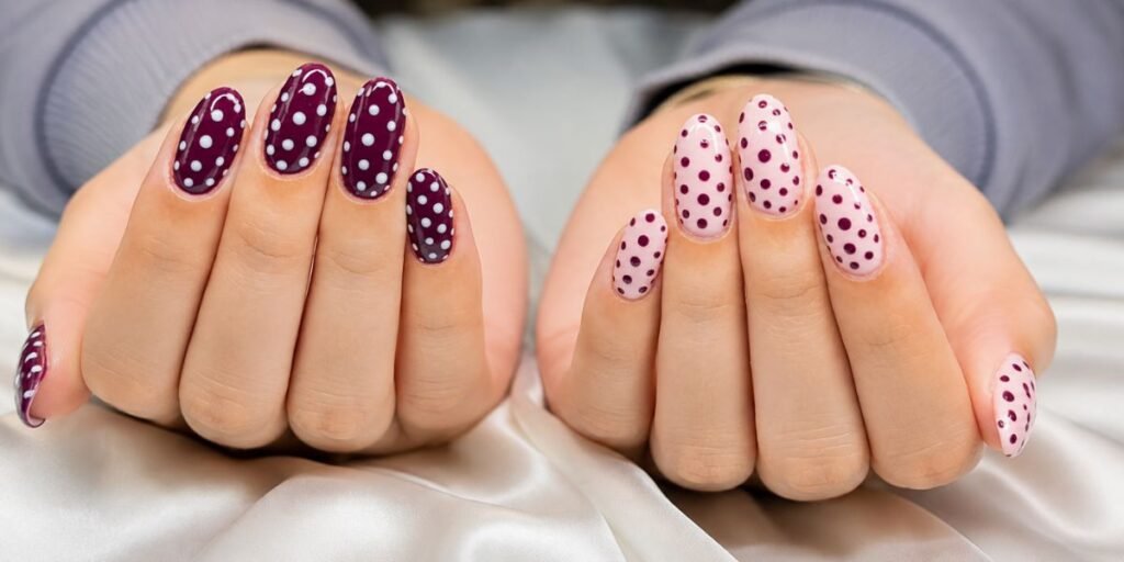  Cute Nail Designs  polka-dot-nails